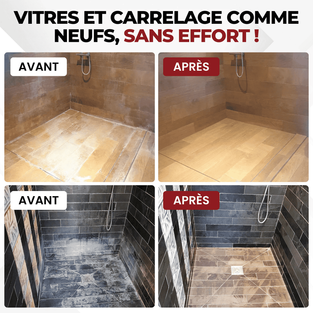 Kit Essentiel 2 en 1 – Nettoyage et Détartrage de la Douche