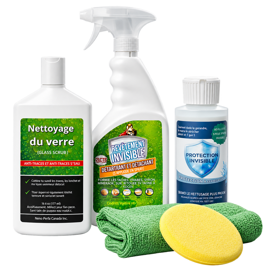Kit Ultime 3 en 1 - Nettoyage, Détartrage et Protection