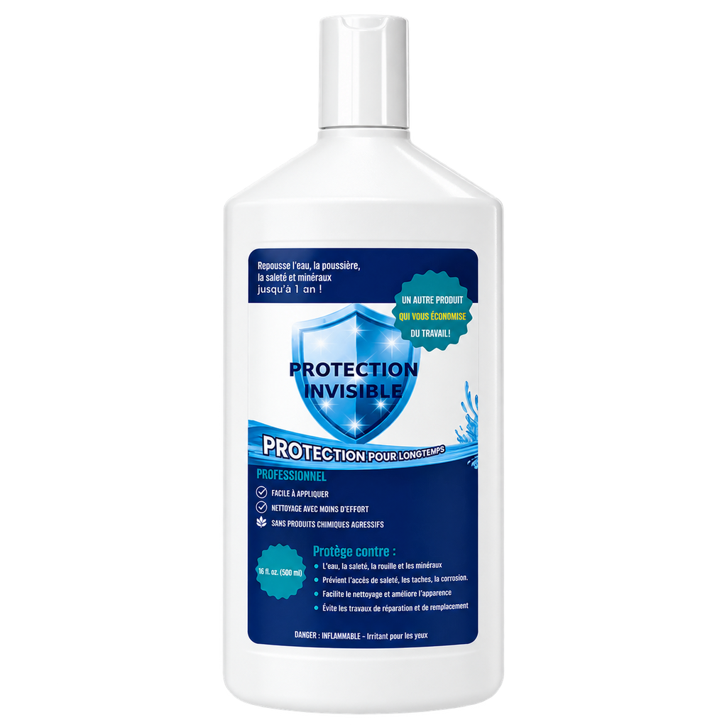 Protection Invisible - Protecteur de verre & Surfaces – 500 ml