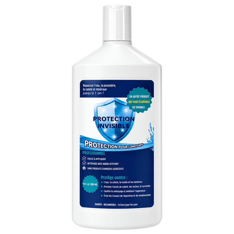 Protection Invisible - Protecteur de verre & Surfaces – 500 ml