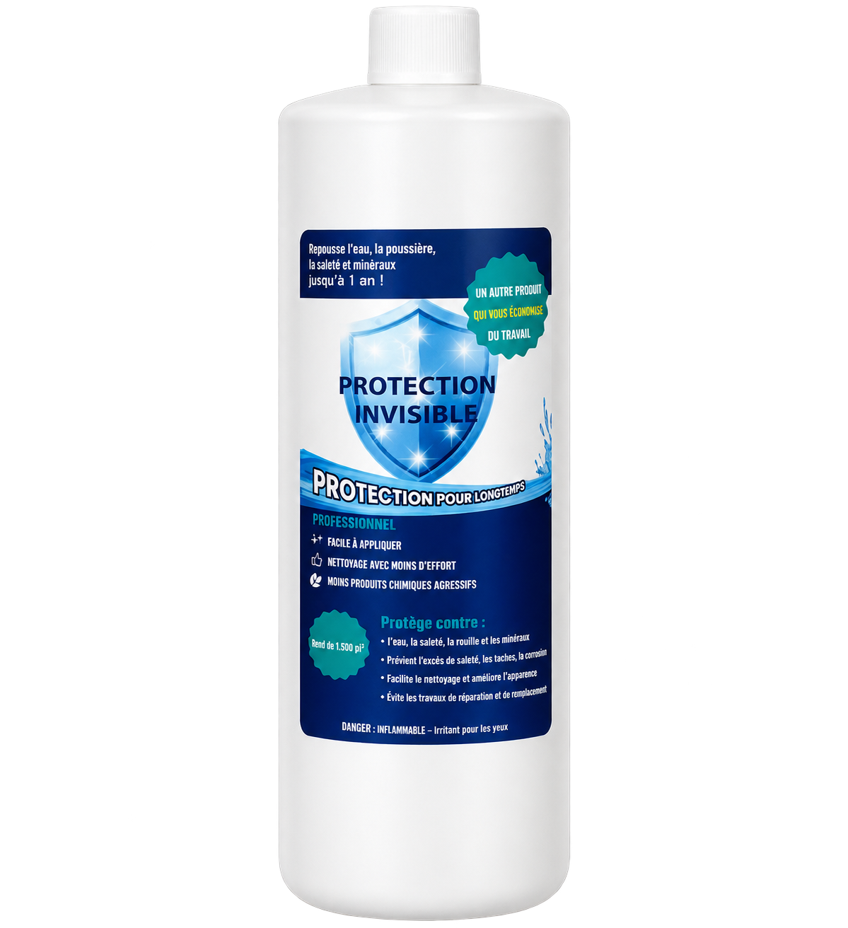 Protection Invisible - Protecteur de verre & Surfaces – 946 ml