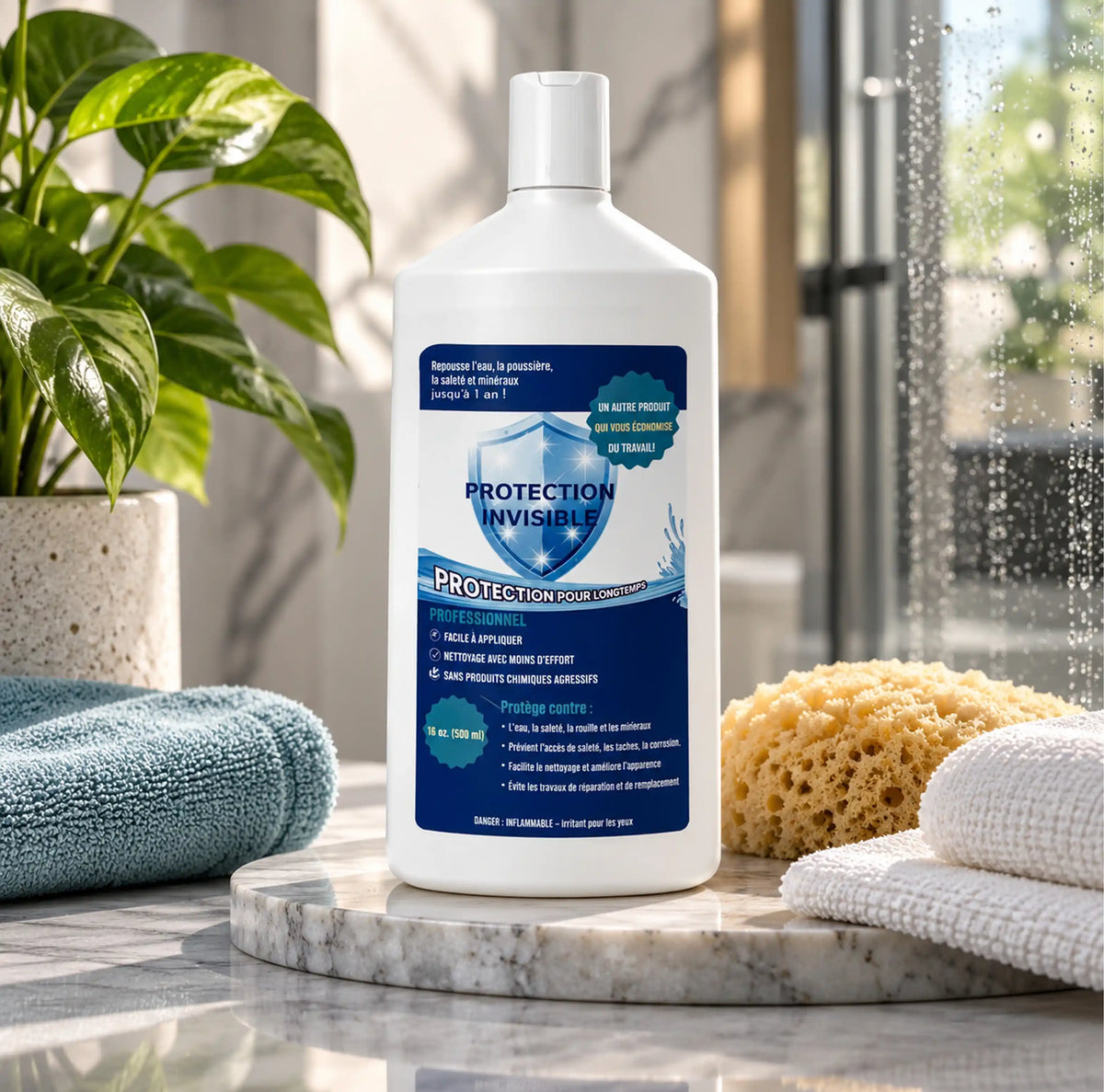 Protection Invisible - Protecteur de verre & Surfaces – 500 ml